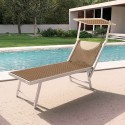 Liegestuhl Strandliege Sonnenliege aus Aluminium Santorini Limited Edition Eigenschaften