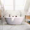 Vasca da Bagno Freestanding Ovale Indipendente Design Moderno Idra Promozione