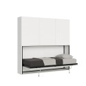 Mobile con letto singolo a scomparsa orizzontale armadi bianco Kando D Vendita