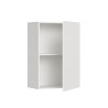 Letto singolo a scomparsa orizzontale mobile con libreria bianco Kando F Modello