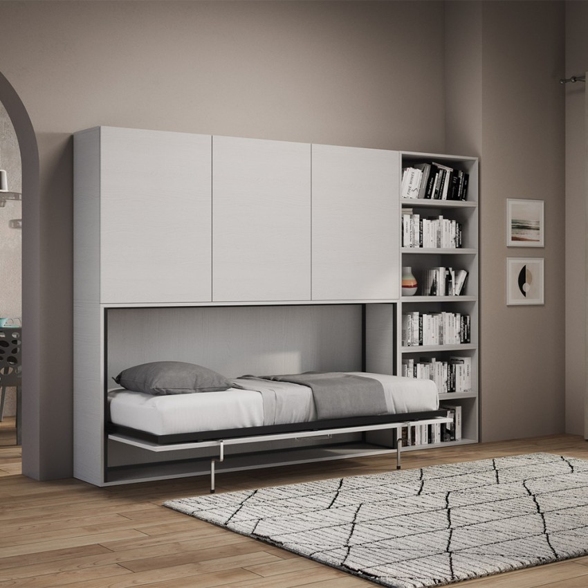 Armoire avec lit escamotable simple horizontal gain de place Kando G Promotion Armoire avec lit escamotable simple horizontal gain de place Kando G Promotion