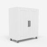 Mobile bagno sottolavabo armadietto 2 ante 2 ripiani moderno Biston Misure