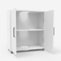 Mobile bagno sottolavabo armadietto 2 ante 2 ripiani moderno Biston 