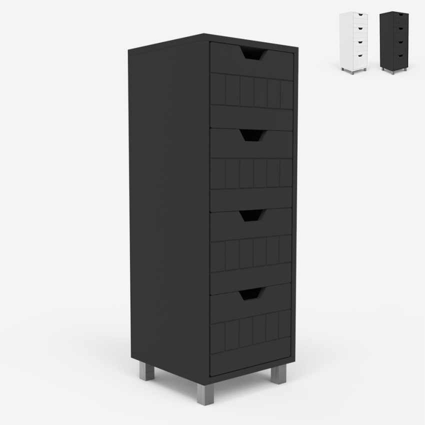 Moderne multifunktionale Kommode mit 4 Schubladen Badezimmer Servez Verkauf Moderne multifunktionale Kommode mit 4 Schubladen Badezimmer Servez Verkauf