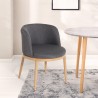 Chaise rembourrée de cuisine fauteuil de salon Lizak Réductions