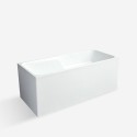 Baignoire autoportante rectangulaire 150x68cm design moderne Saria Vente