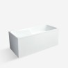 Baignoire autoportante rectangulaire 150x68cm design moderne Saria Vente