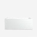 Baignoire autoportante rectangulaire 150x68cm design moderne Saria Offre