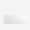 Baignoire autoportante rectangulaire 150x68cm design moderne Saria Offre