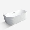 Baignoire îlot en acrylique salle de bain 170x80cm Delo Offre