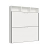 Letto a castello a scomparsa design moderno salvaspazio bianco Kando L Offerta