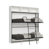 Letto a castello a scomparsa design moderno salvaspazio bianco Kando L Vendita