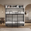 Letto a castello a scomparsa design moderno salvaspazio bianco Kando L Catalogo