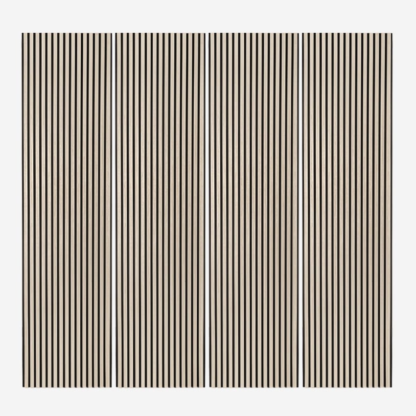 4 x Panneaux insonorisants 240x60 décoratifs bois de palissandre Swald Promotion 4 x Panneaux insonorisants 240x60 décoratifs bois de palissandre Swald Promotion