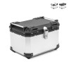 Bauletto per moto universale 46 litri in alluminio con piastra Voyager Promozione