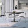 Tavolo quadrato stile Goblet bordi arrotondati sala da pranzo cucina bar Lillium 100 Vendita