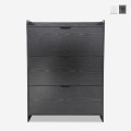 Meuble chaussure moderne gain de place 3 portes Shong Promotion