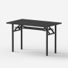 Scrivania ufficio pieghevole salvaspazio 2 piani Foldesk Plus 120x60cm Stock