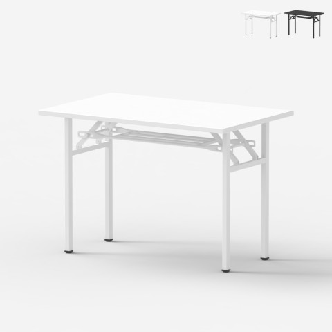 Scrivania ufficio pieghevole salvaspazio 2 piani Foldesk Plus 100x60cm Promozione