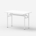 Scrivania ufficio pieghevole salvaspazio 2 piani Foldesk Plus 100x60cm Stock