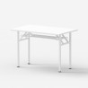 Scrivania ufficio pieghevole salvaspazio 2 piani Foldesk Plus 100x60cm Stock