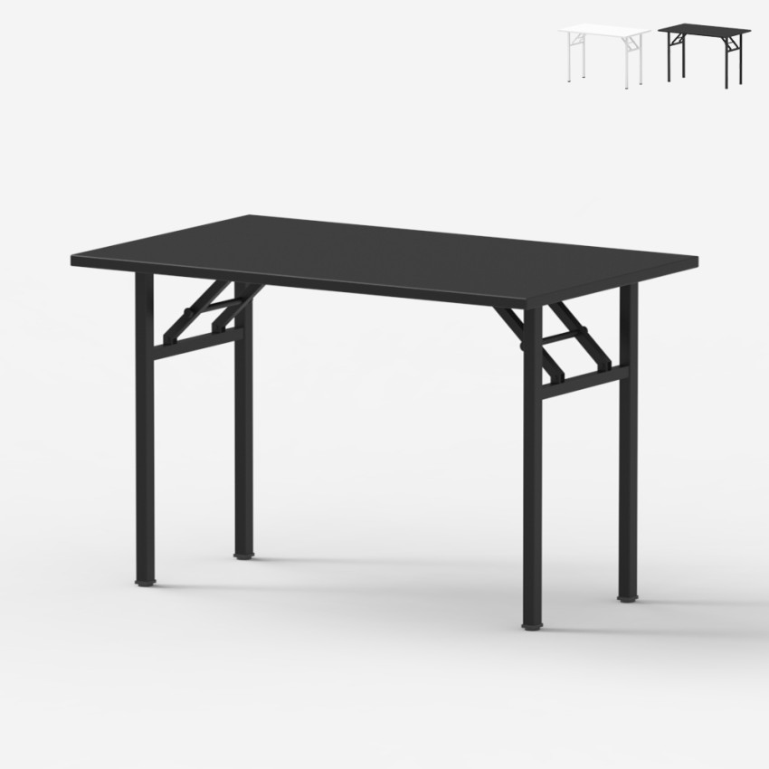 Bureau pliant et compact 120x60cm pour télétravail Foldesk Promotion Bureau pliant et compact 120x60cm pour télétravail Foldesk Promotion