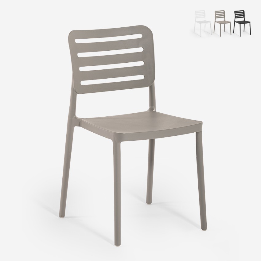 Sedie da giardino esterno in polipropilene per bar ristorante Billow Promozione Sedie da giardino esterno in polipropilene per bar ristorante Billow Promozione
