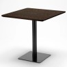 Ensemble Table 90x90cm Horeca et 4 Chaises Empilables Bar Restaurant Prince 