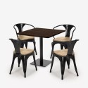 set tavolino horeca 90x90cm bar ristoranti 4 sedie dunmore Acquisto