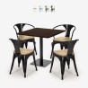 set tavolino horeca 90x90cm bar ristoranti 4 sedie dunmore Saldi