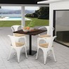 set tavolino horeca 90x90cm bar ristoranti 4 sedie dunmore Modello