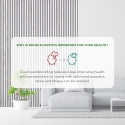 4 x pannello decorativo fonoassorbente effetto marmo bianco 120x60cm Tabb-M Saldi