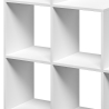 Libreria da parete bianca a scala design moderno scaffali a cubo Ika 1 Offerta