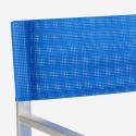 Chaise de plage pliante portable en aluminium textilène Regista Gold 