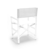 Sedia spiaggia mare pieghevole alluminio textilene bianco Regista Gold White Saldi