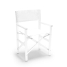 Sedia spiaggia mare pieghevole alluminio textilene bianco Regista Gold White Promozione