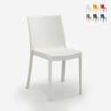 Stock 23 sedie esterno impilabili giardino bar ristorante Perla BICA Caratteristiche