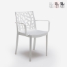 Sedia giardino esterno bar con braccioli moderna Matrix Armchair BICA Promozione