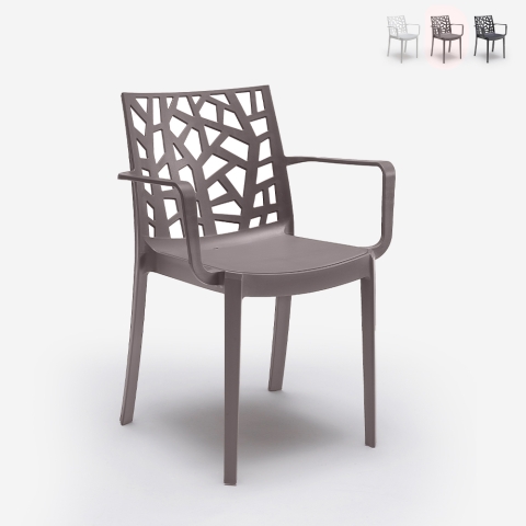 Stock 23 sedie giardino esterno bar con braccioli Matrix Armchair BICA Promozione