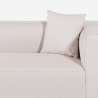Sofa 3-Sitzer modular modern für Wohnzimmer aus Stoff Neko Modell