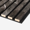 4 x pannelli decorativi effetto marmo nero per pareti 240x60cm Kover-MC Catalogo