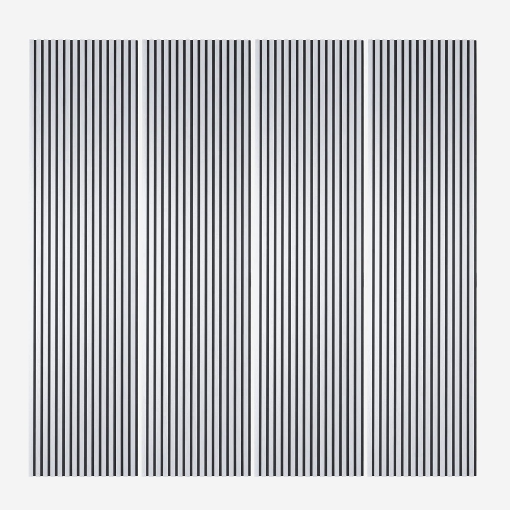 4 x Dekorative schallabsorbierende Holzpaneele in Grau 240x60cm Kover-DW Aktion 4 x Dekorative schallabsorbierende Holzpaneele in Grau 240x60cm Kover-DW Aktion