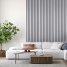 4 x pannelli fonoassorbenti decorativi in legno grigio 240x60cm Kover-DW Vendita