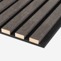 4 x dekorative Schalldämmpaneele 240x60cm dunkle Holzplanken Kover-DB Katalog