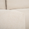 Divano 3 posti angolare beige componibile con chaise lounge modulare Mozy 
