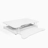 Supporto PC monitor scrivania regolabile in altezza bianco nero Jallo Scelta