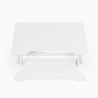Supporto PC monitor scrivania regolabile in altezza bianco nero Jallo Stock