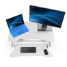 Supporto PC monitor scrivania regolabile in altezza bianco nero Jallo Sconti