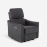 Poltrona relax reclinabile elettrica con caricatore wireless USB Eleonora Promozione