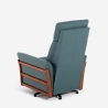 Poltrona relax reclinabile design moderno da salotto ufficio Martina Saldi